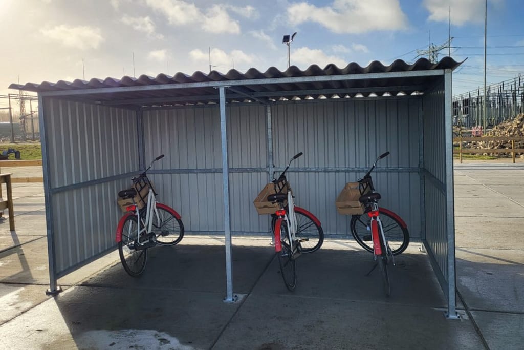 Fietsenstalling in Biddinghuizen