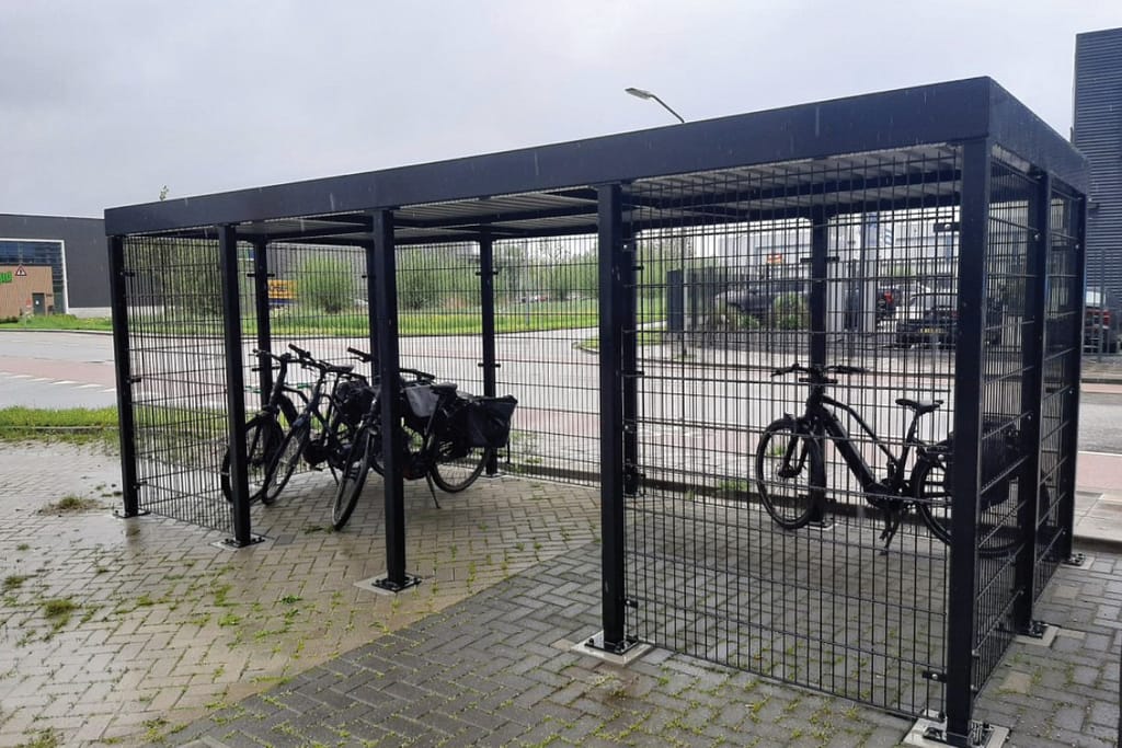 Fietsenstalling in Lelystad