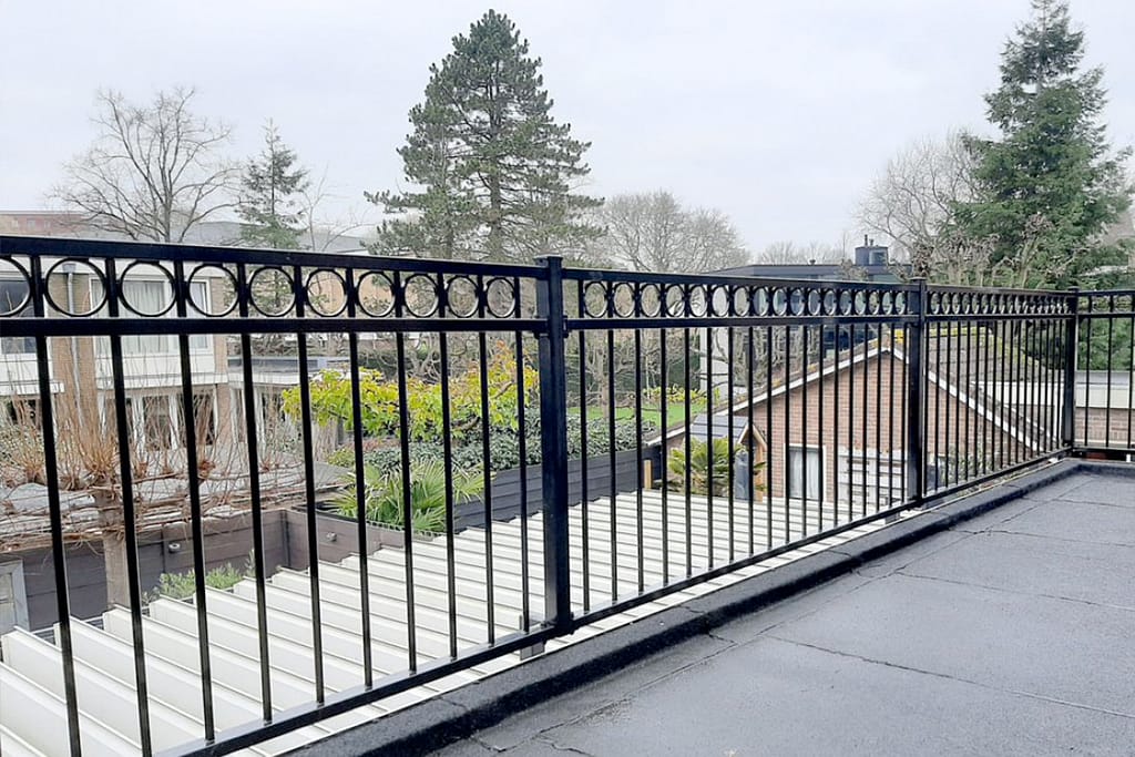 Stalen balustrade in Dronten