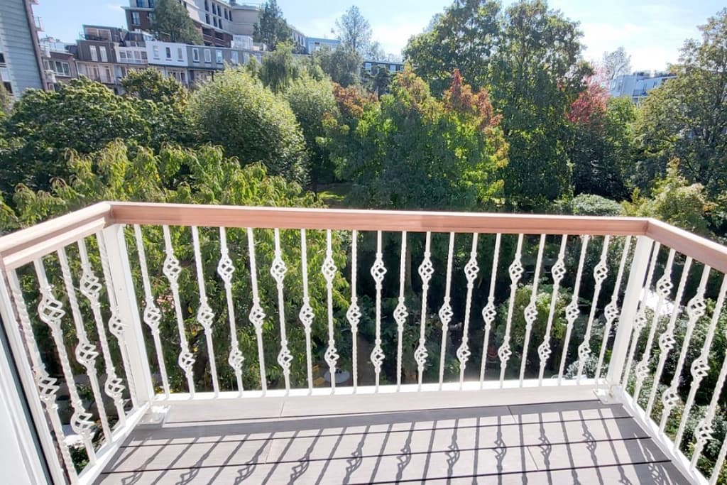 Stalen balustrade in Lelystad