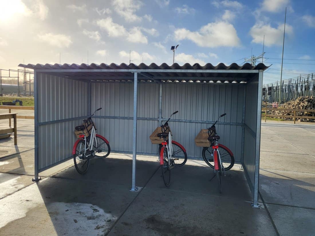 Overkapping voor fietsen op maat
