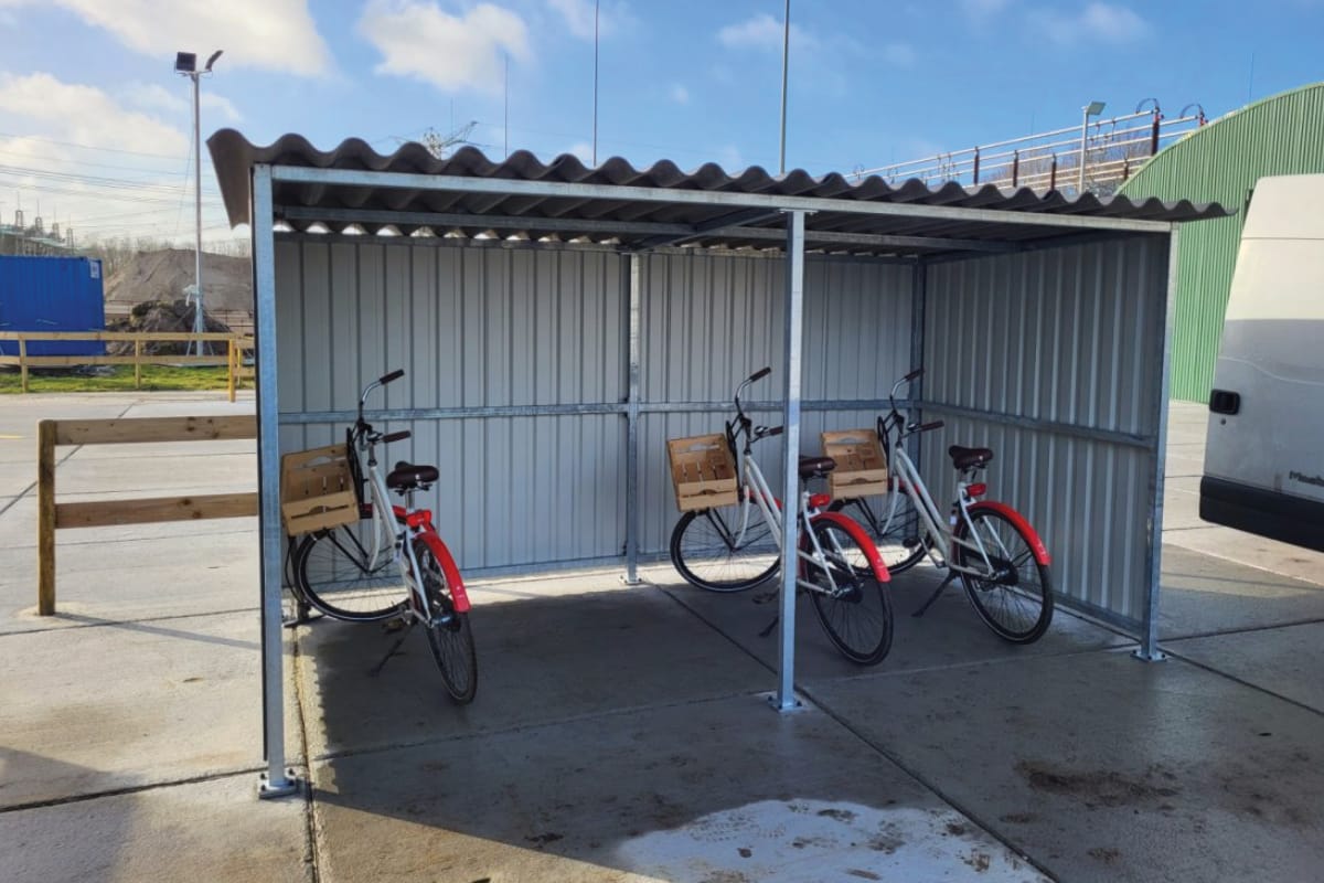 Fietsenhok in Emmeloord