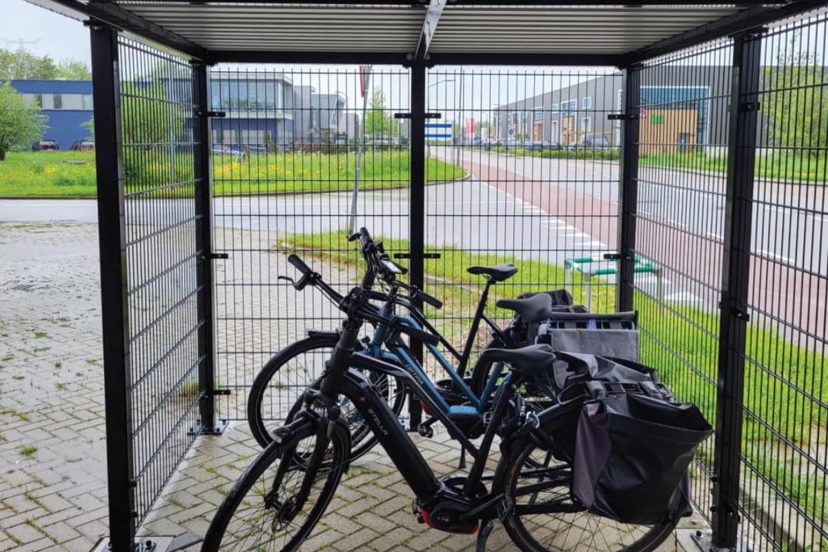 Fietsenstalling in Creil