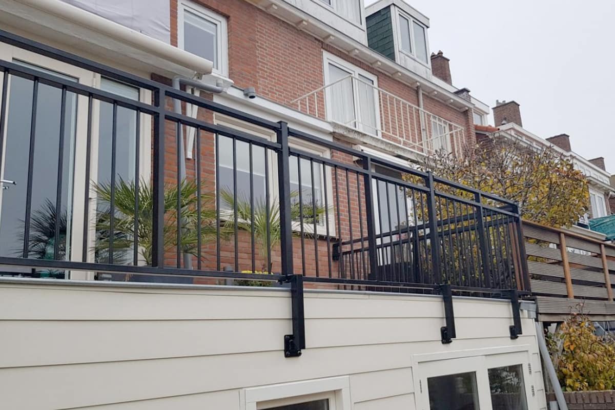 Stalen balustrade in Dronten