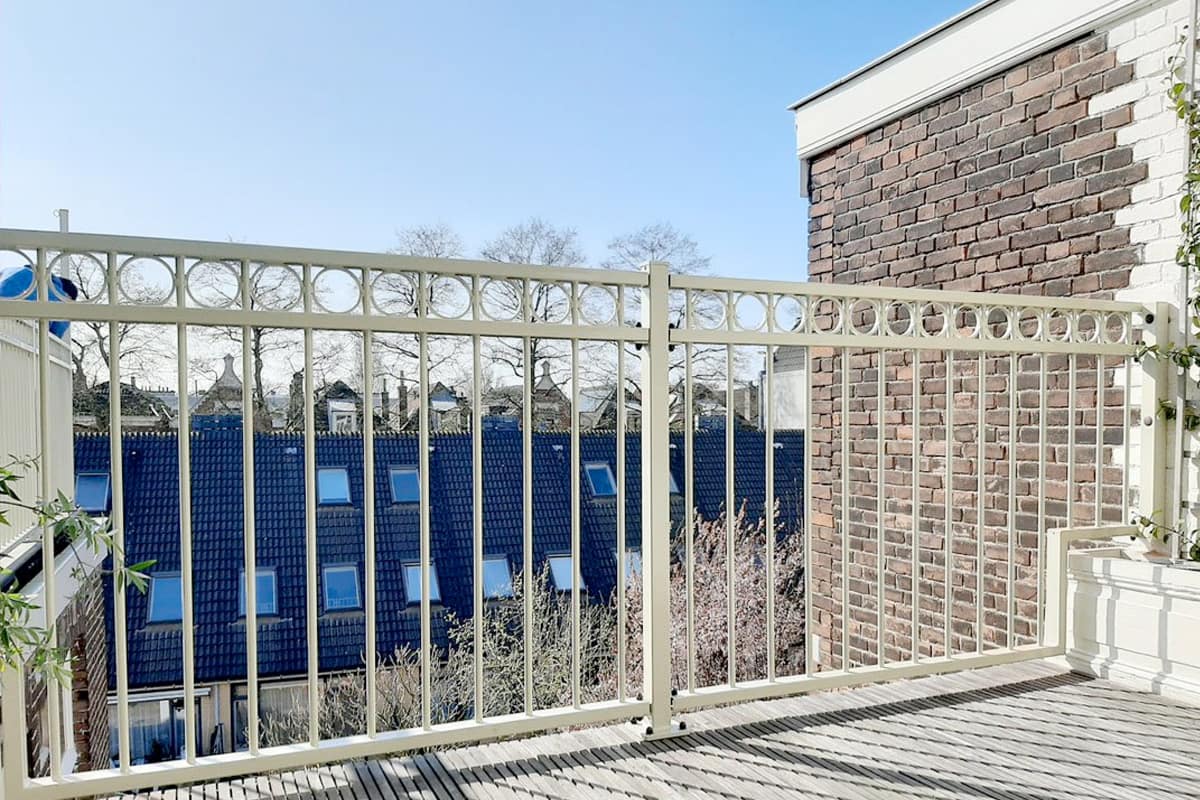 Stalen balustrade in Swifterbant