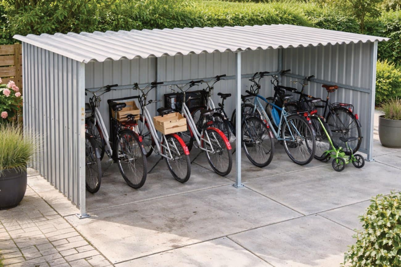 Fietsenstalling voor leerlingen