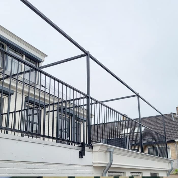 Stalen balustrade in Flevoland